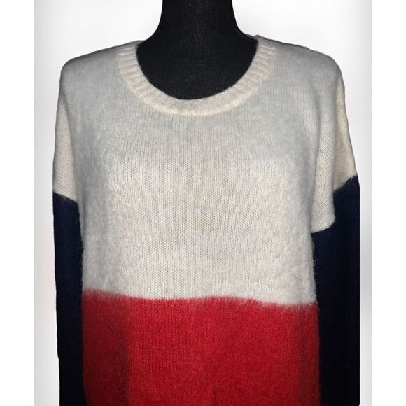 Madewell Colorblock Wool Blend Sweater - Picture 2 of 6